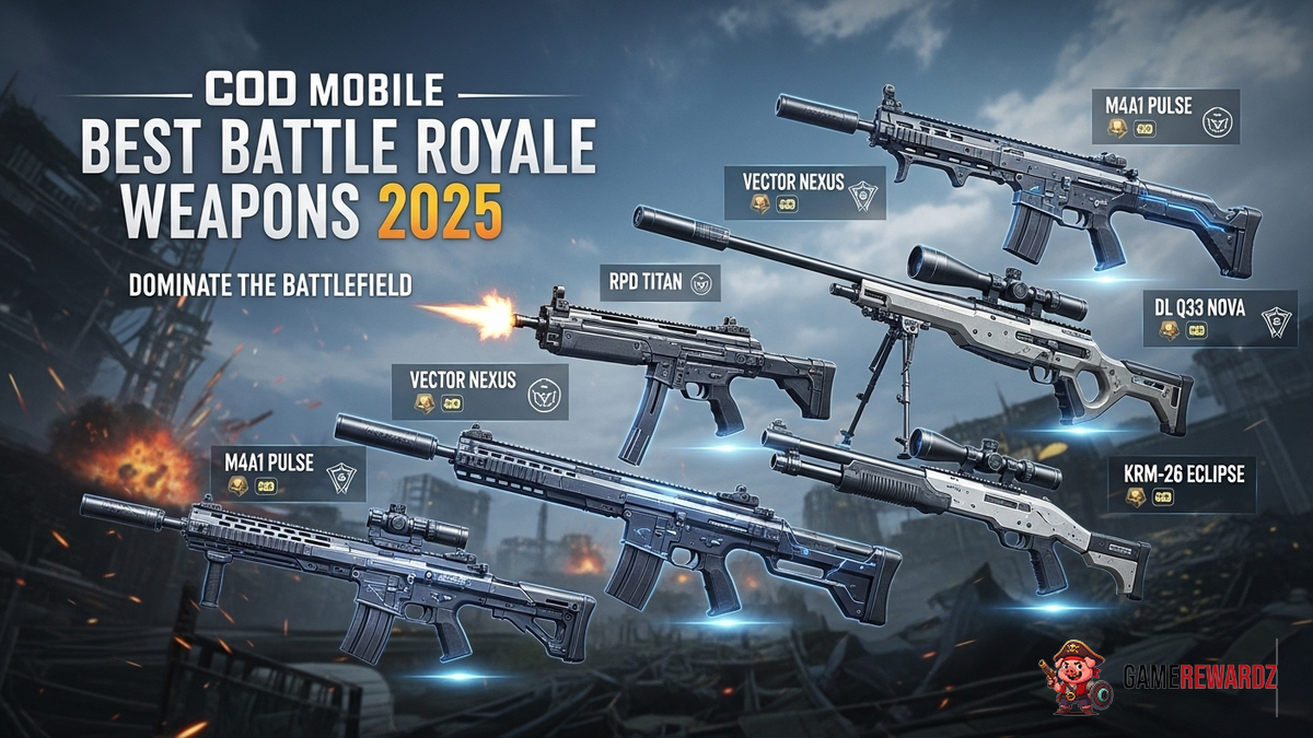 COD Mobile Best Battle Royale Weapons 2025